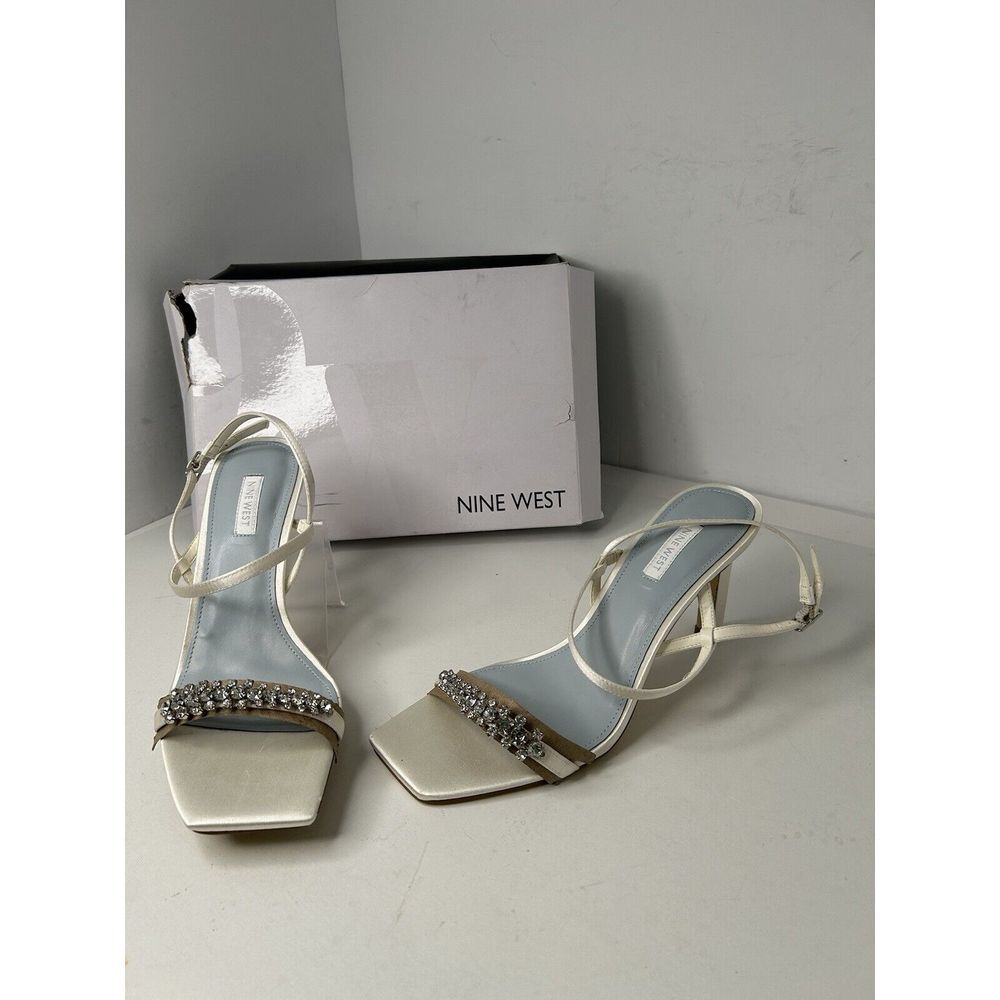Nine West New Women's Oreece Bridal‎ Sandals Sz 8.5